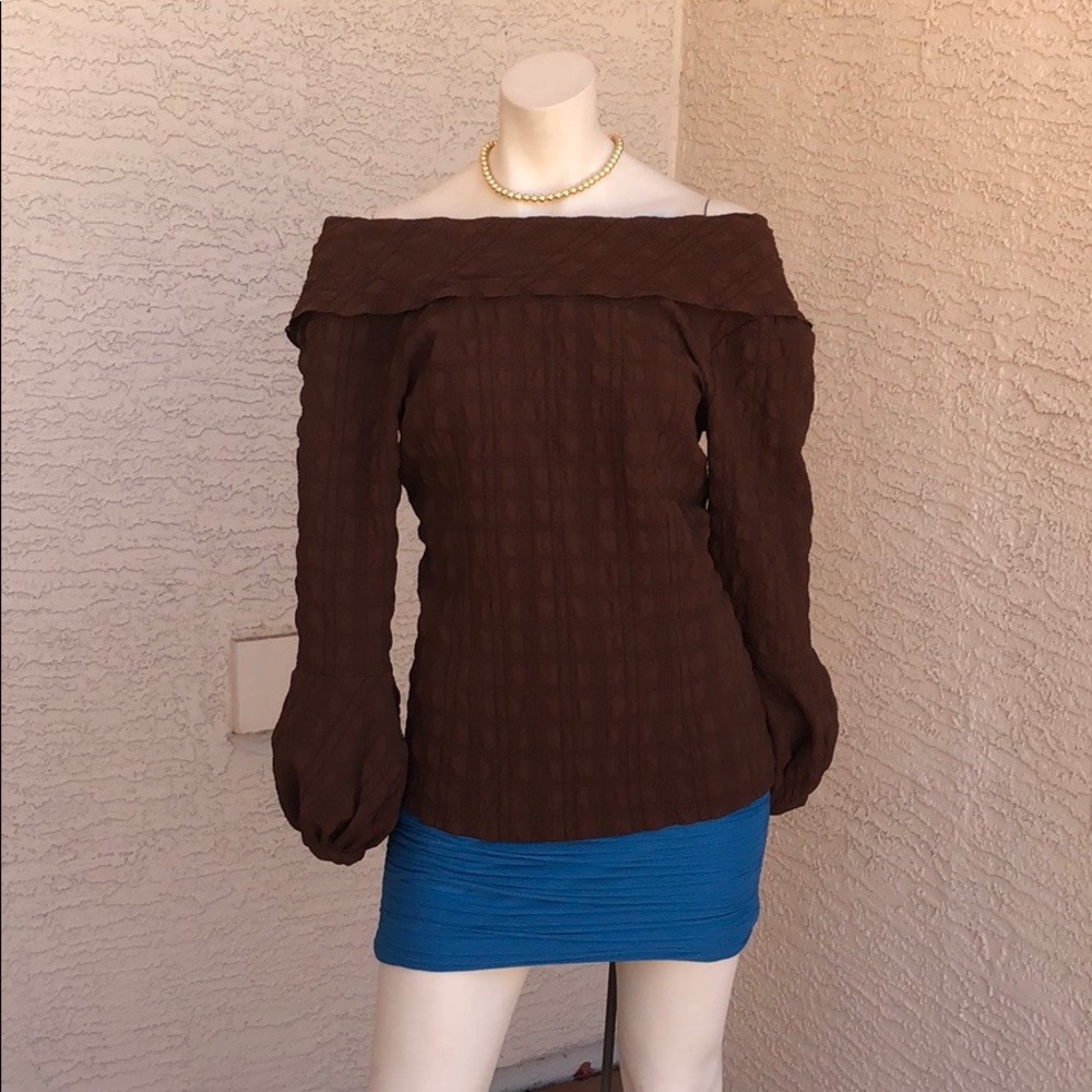 Courtney Washington off the shoulder shirt